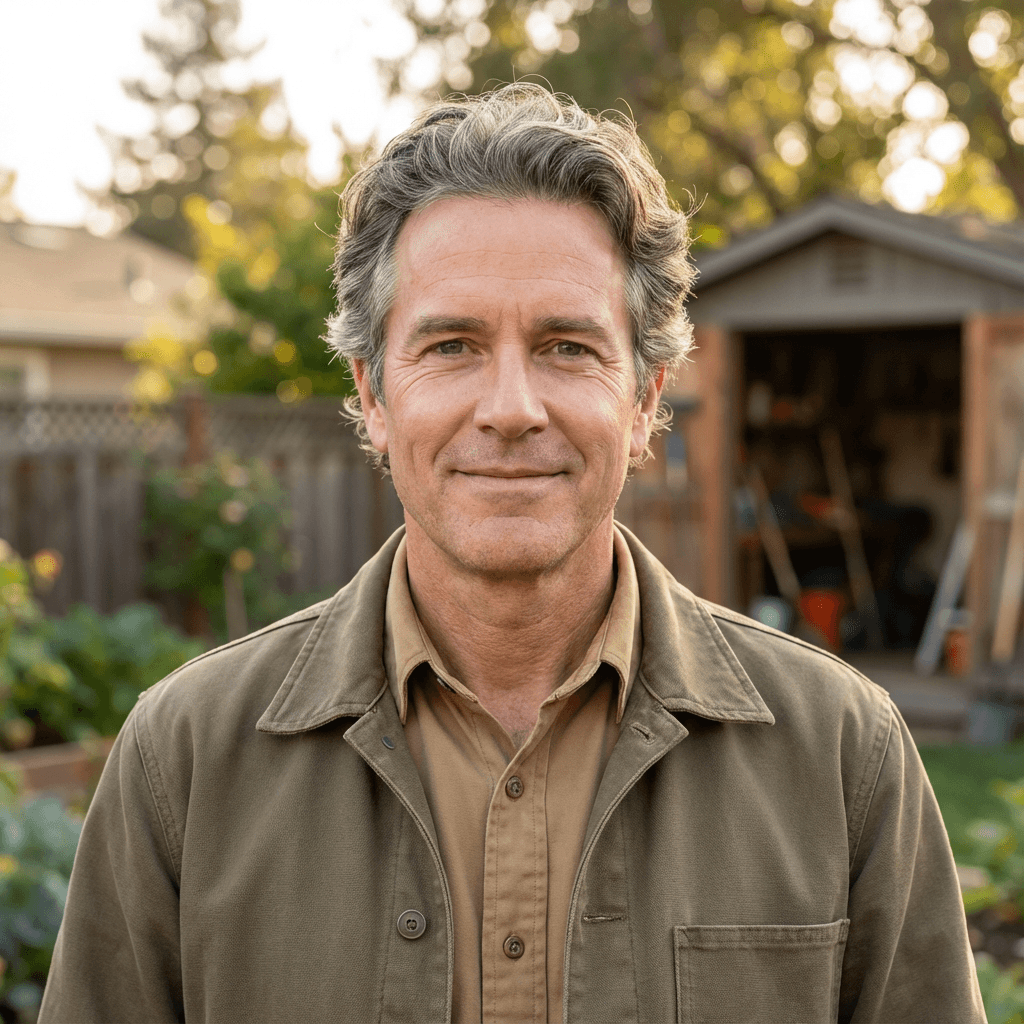 Tom B. in a work shirt